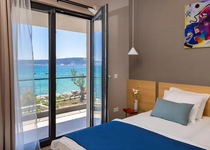 Beachfront Tota With Pool 빌라 Kaštela
